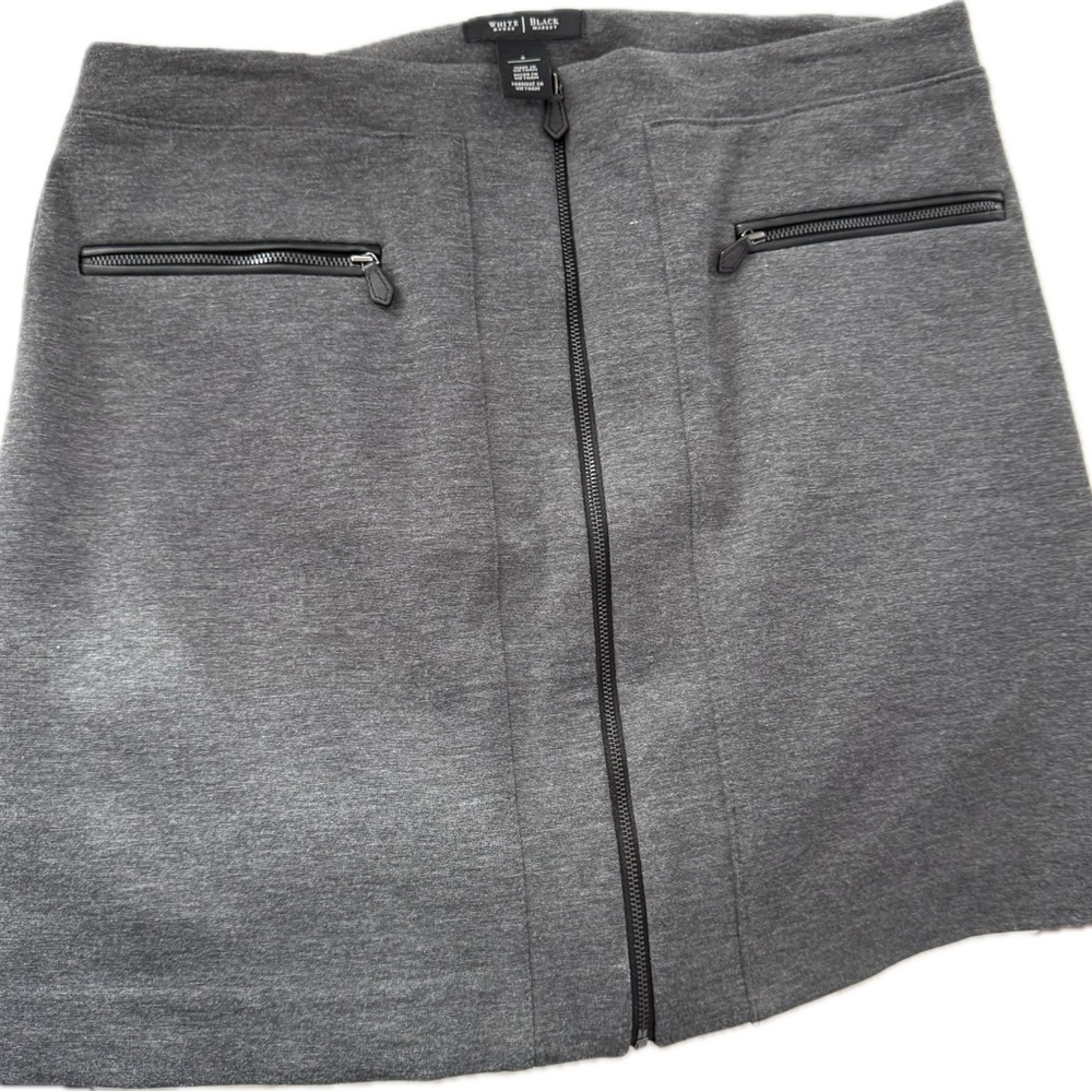 White House Black Market Charcoal Skirt